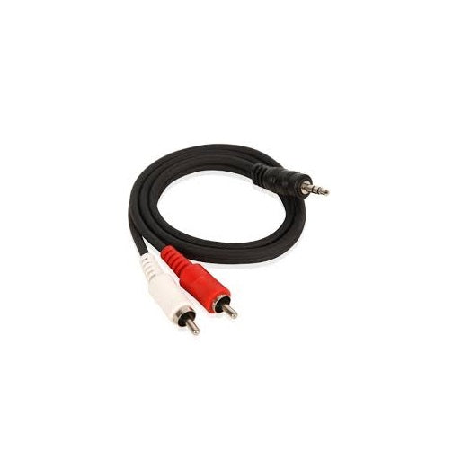 HP AUX 3.5mm to 2RCA Audio Cable 1.5M – stereo audio connector for speakers, home audio, car stereos – Dreamworks